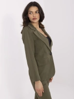 Hurt Khaki marynarka z poduszkami na ramionach 