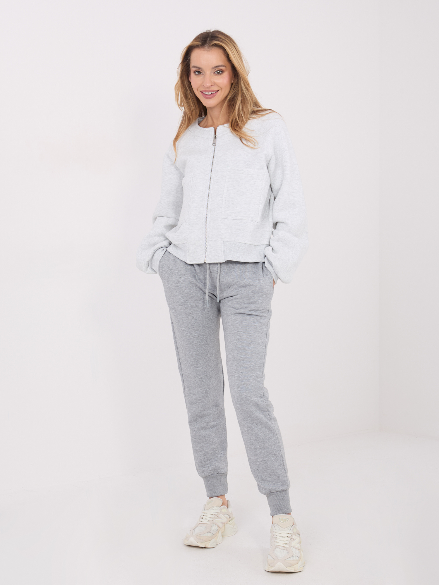 Bluza jasny szary
