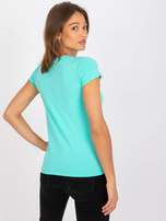 Turkusowy t-shirt Peachy