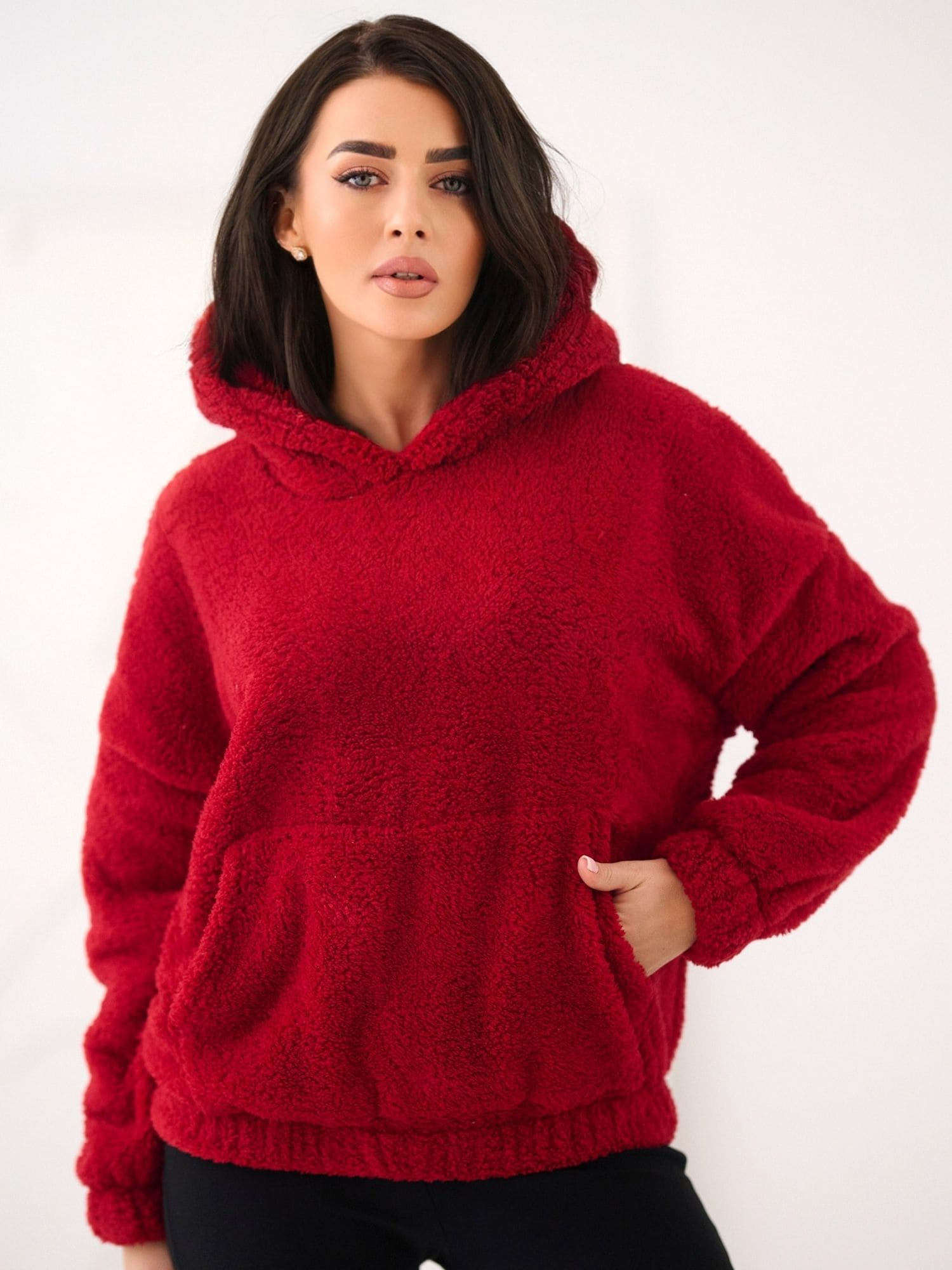 Bluza ciemny czerwony