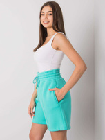 Turkusowe szorty dresowe Larianna