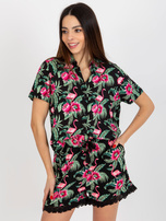 Hurt Bluzka koszulowa z nadrukiem i krótkim rękawem SUBLEVEL