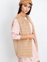 Beżowa kamizelka Softy OCH BELLA