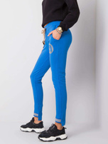 Niebieskie spodnie dresowe Simone