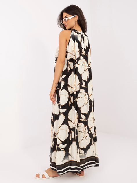 Czarna maxi sukienka bez rękawów