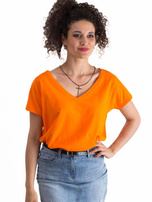 Fluo pomarańczowy t-shirt Emory