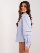 Hurt Jasnoniebieska bawełniana koszula z kołnierzykiem