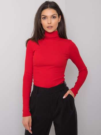 Rote gestreifte Bluse mit Rollkragen Elisee RUE PARIS.