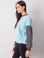 Niebieska bluza bez kaptura Ramla