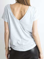 Jasnoniebieski t-shirt Fire 