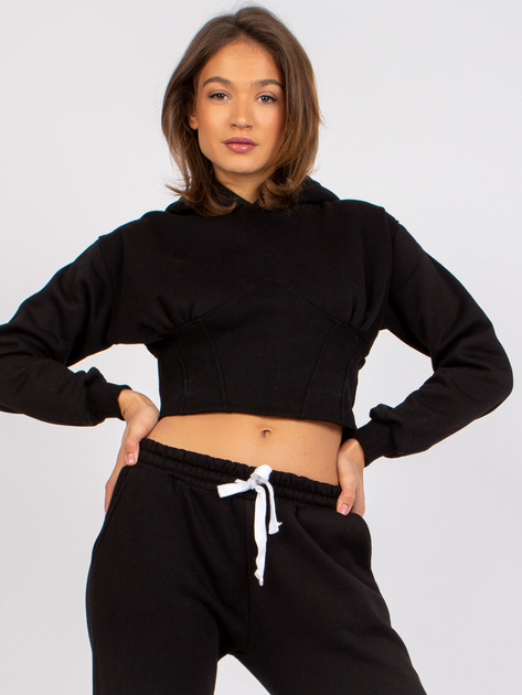 Czarny komplet dresowy ze spodniami Brunete
