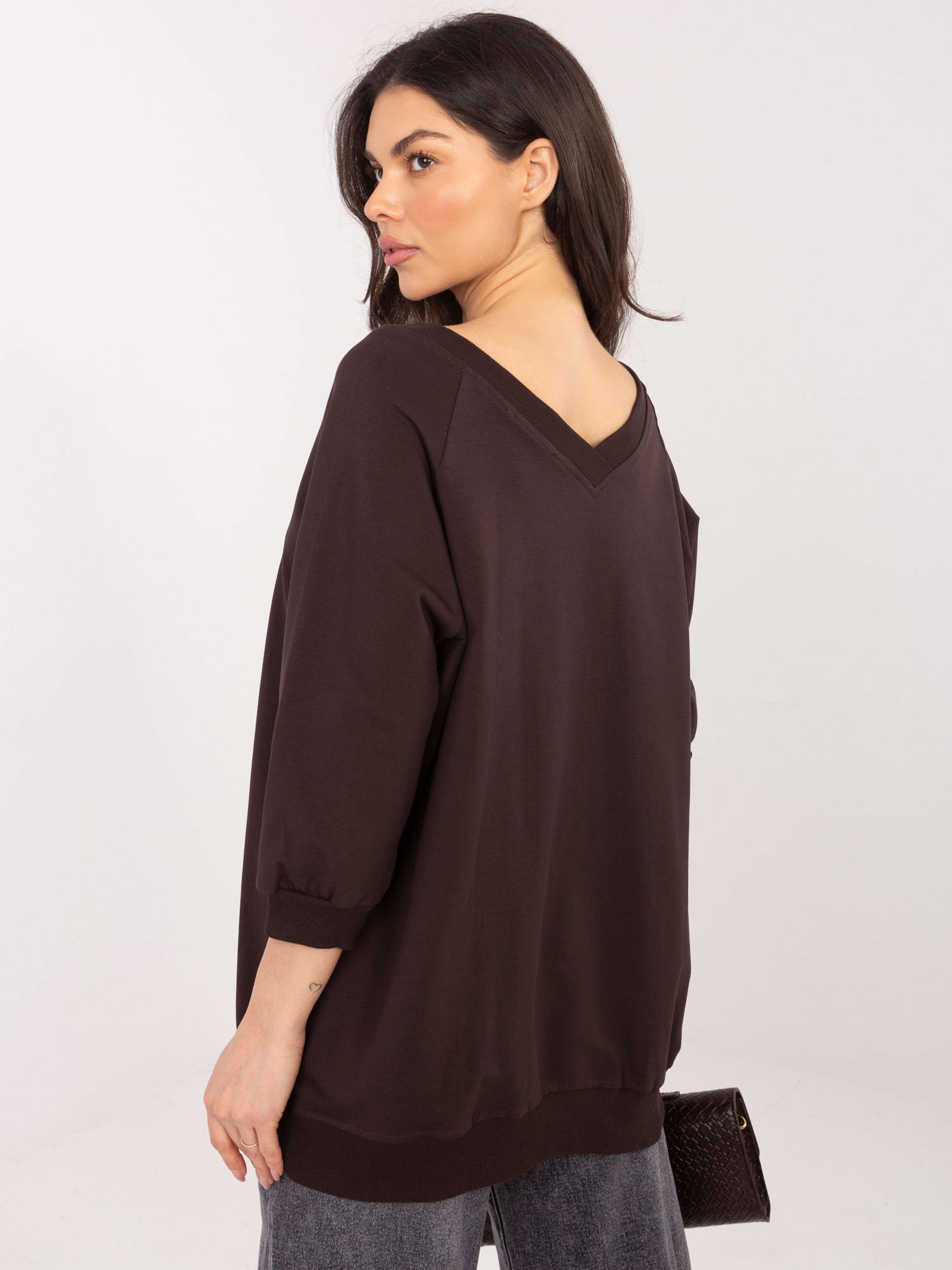 Bluza ciemny brązowy