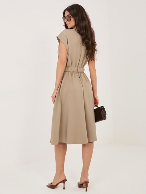 Fango rozkloszowana sukienka z paskiem