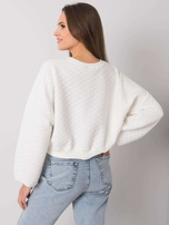 Ecru bluza z pikowaniem Crystal