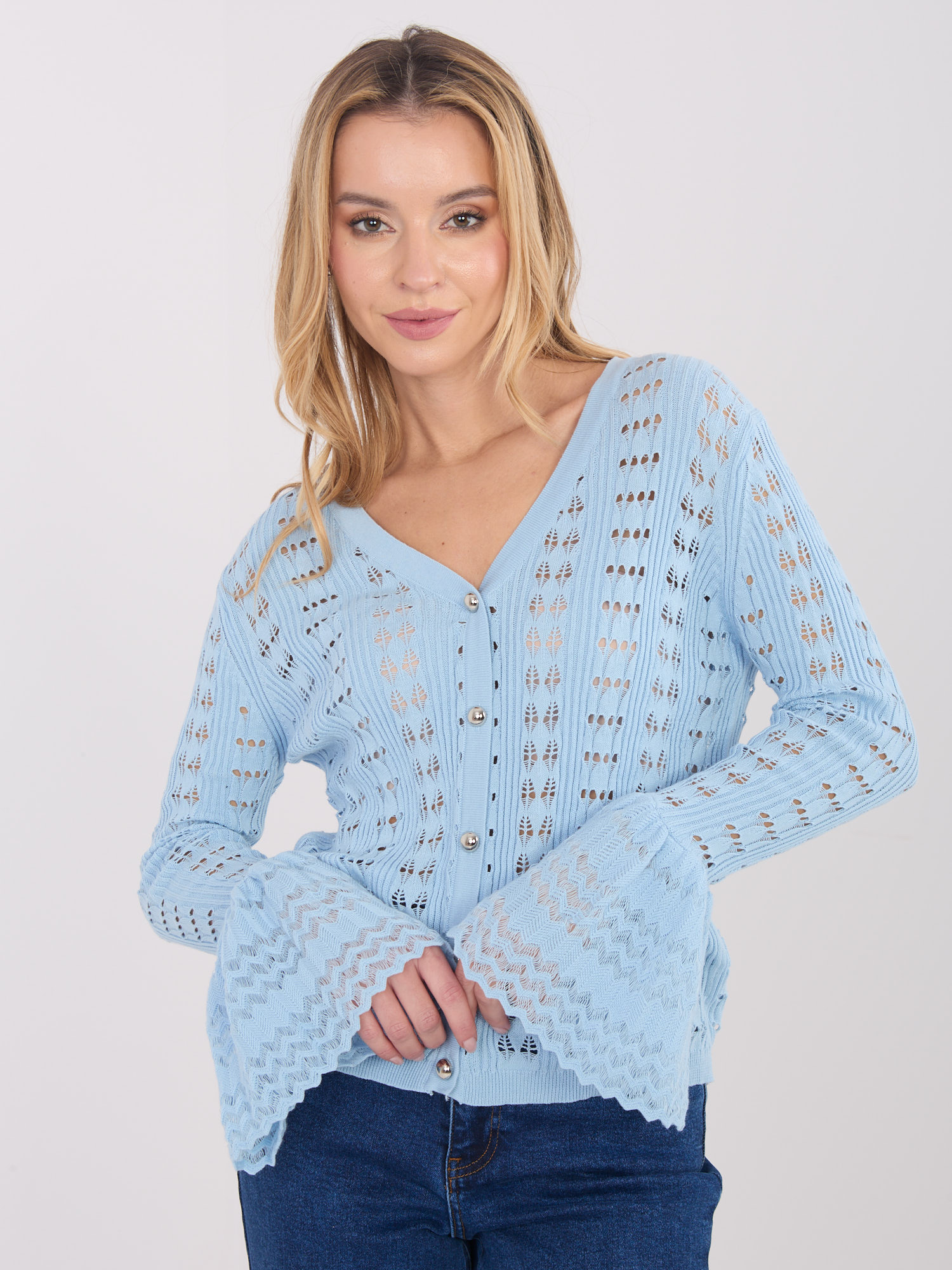 Sweter jasny niebieski