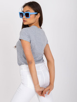 Szary t-shirt Peachy