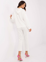 Hurtownia Ecru dresowy komplet z prostymi spodniami