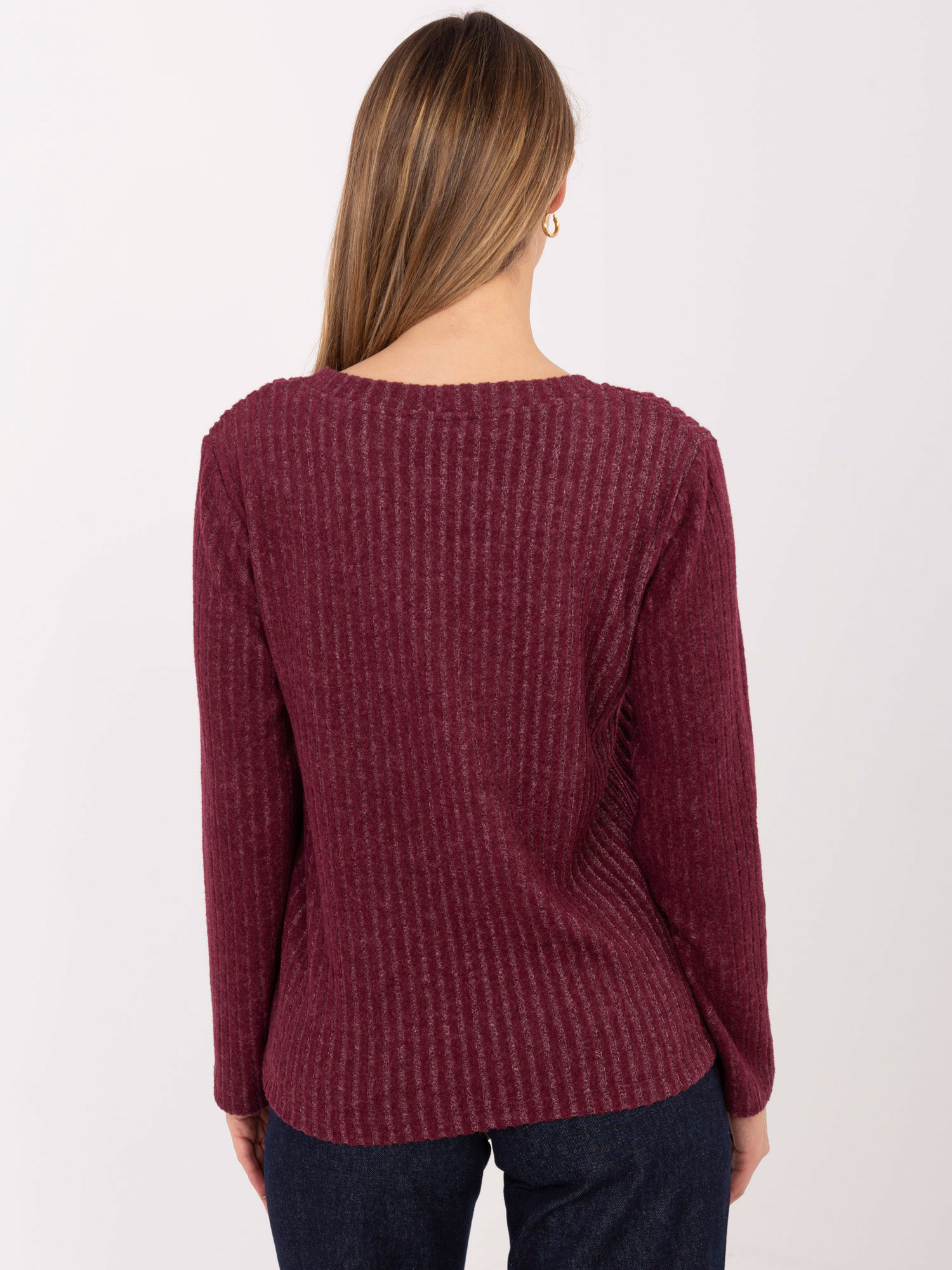 Sweter bordowy