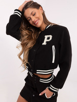 Hurt Czarny dwuczęściowy komplet z mini spódnicą