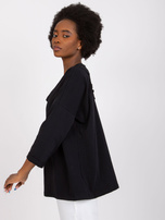 Czarna bawełniana bluzka damska Sylvie RUE PARIS