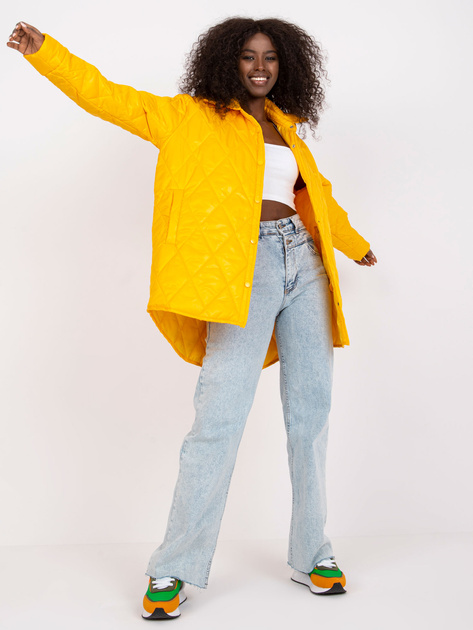 Ciemnożółta kurtka damska na wiosnę Callie RUE PARIS