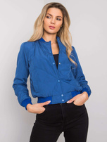 Tmavě modrá prošívaná bomber bunda Sherise.