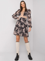 Schwarzes Damenkleid mit Mustern Lauderhill.