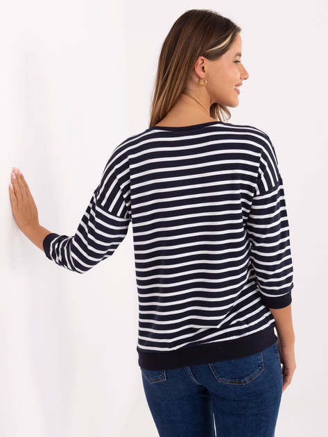 Granatowa damska bluzka z mikromodalu