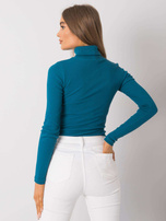 Morska bluzka prążkowana z golfem Elisee RUE PARIS