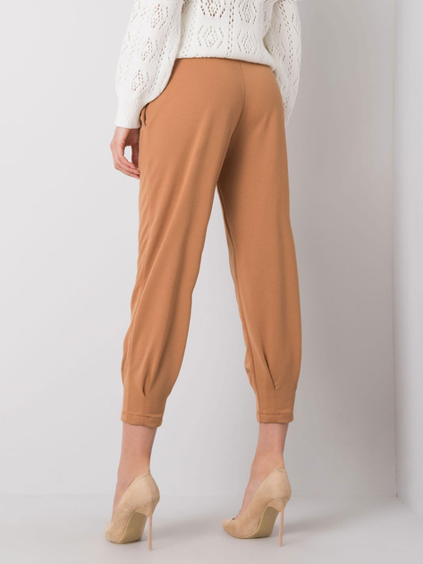 Camelowe spodnie dresowe Iria RUE PARIS