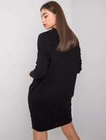 Czarna sukienka dzianinowa Lisle OCH BELLA