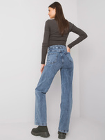 Niebieskie jeansy damskie regular Fortaleza