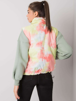 Żółto-pomarańczowa pikowana kamizelka damska Roonie