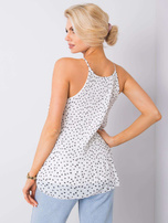 Biały top we wzory Maribelle SUBLEVEL