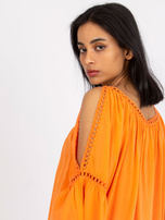 Orange viscose blouse Kearney OCH BELLA