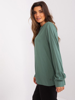 Hurt Khaki bluzka koszulowa z wiskozy SUBLEVEL