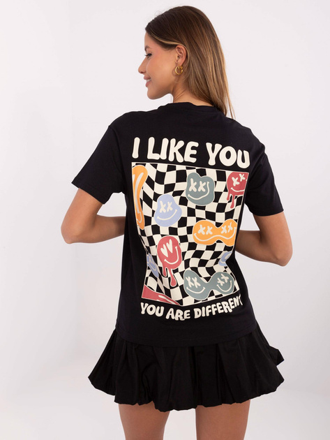 Hurt Grafitowy damski t-shirt z napisami SUBLEVEL