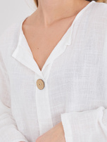 Ecru bawełniana bluzka na lato 