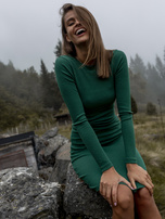 Ciemnozielona sukienka Lara RUE PARIS