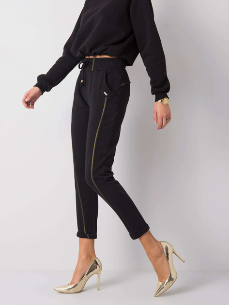 Czarne spodnie Riviera