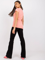 Brzoskwiniowy t-shirt Peachy