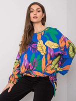 Blaue Oversize-Bluse Ainara.