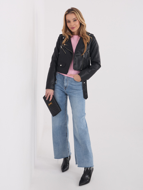 Różowy damski top basic bez rękawów