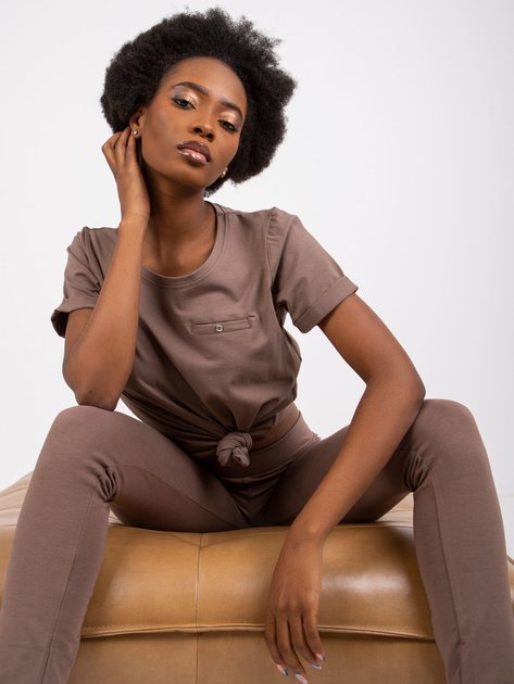 Kawowy t-shirt Transformative