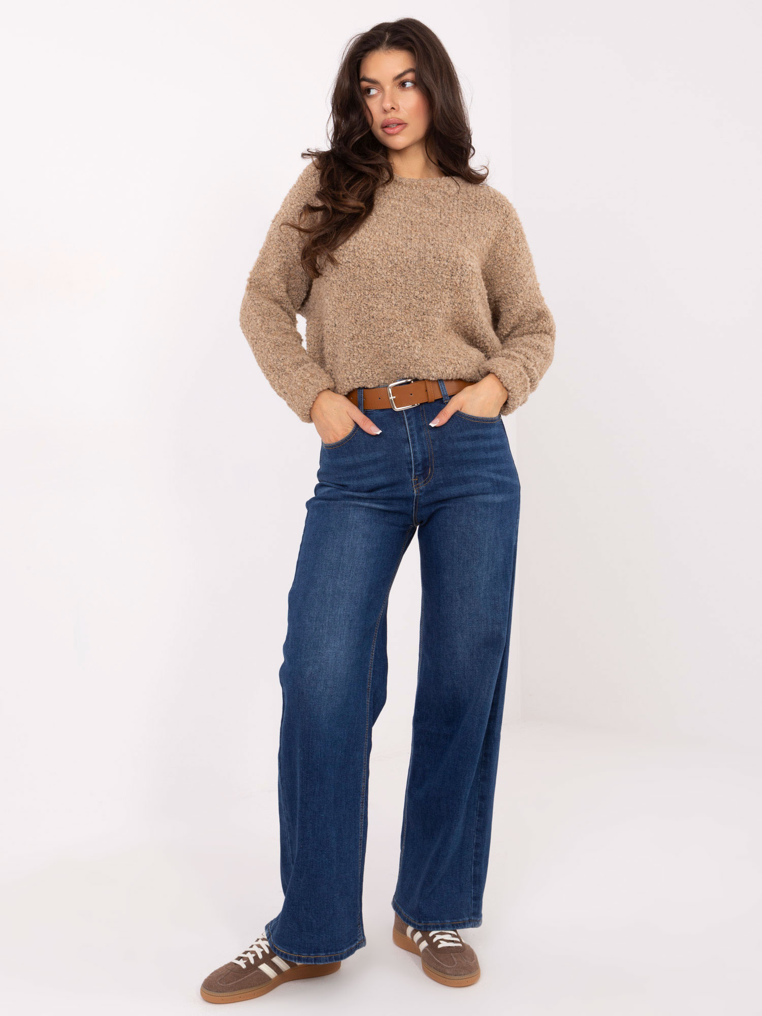 Spodnie jeans ciemny niebieski