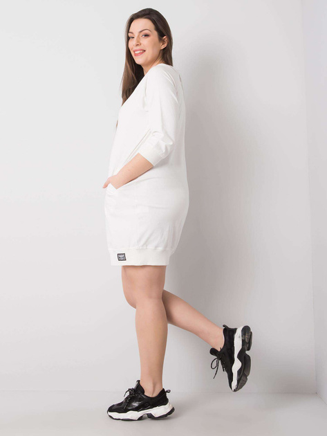 Ecru sukienka bawełniana Harriet