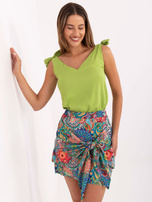 Mini spódnica z wiązaniem RUE PARIS