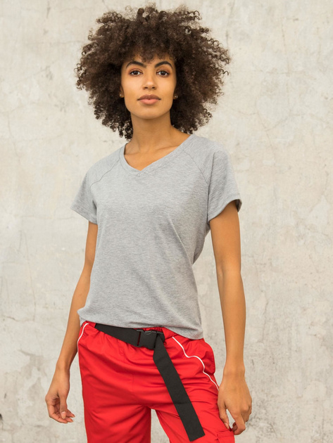 FOR FITNESS Szary t-shirt Layla