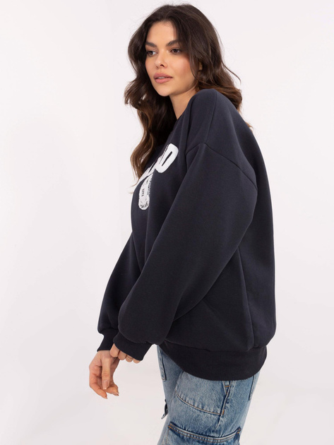 Hurtownia Grafitowa bluza oversize z napisem Harvard