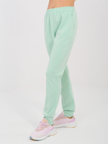 Pastelowy zielony  komplet z miękkiego materiału RUE PARIS 